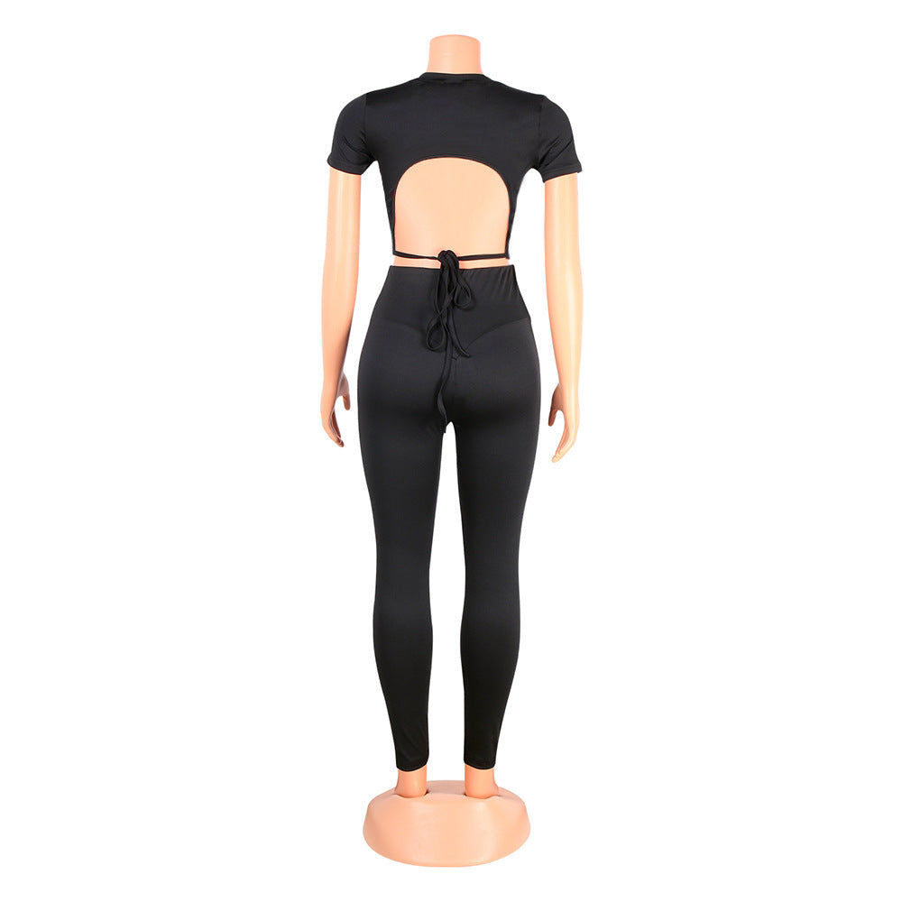 Mode casual sportig tight-passande yoga-outfit för kvinnor