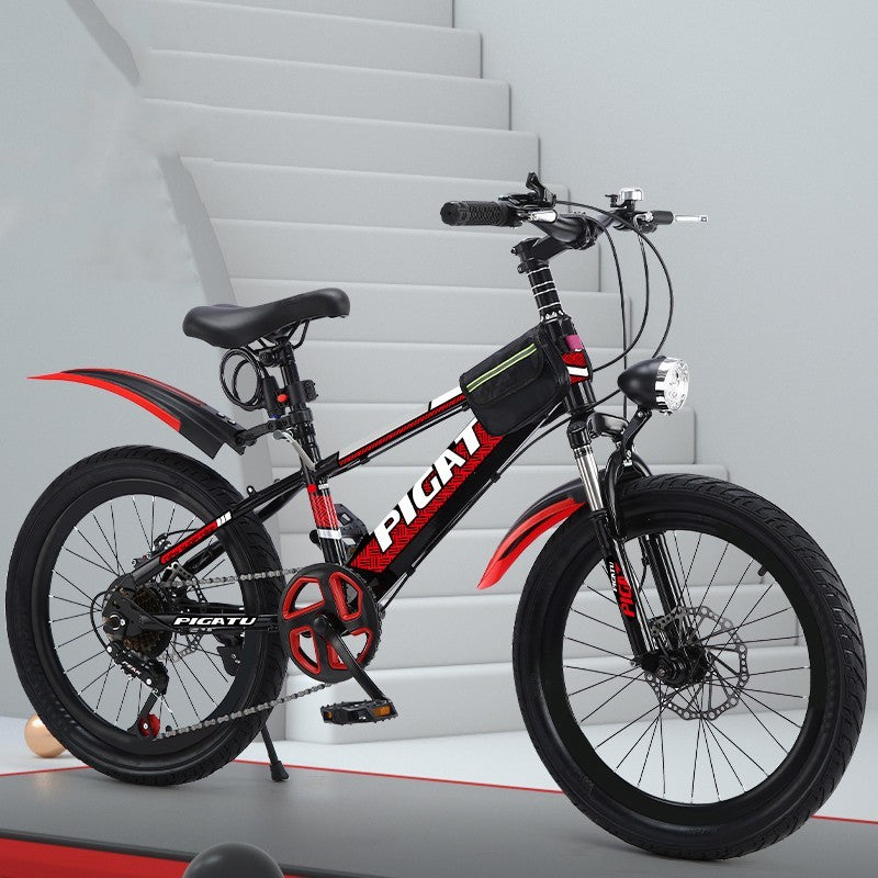 Children's Shock Absorption Variable Speed Mountain Bike