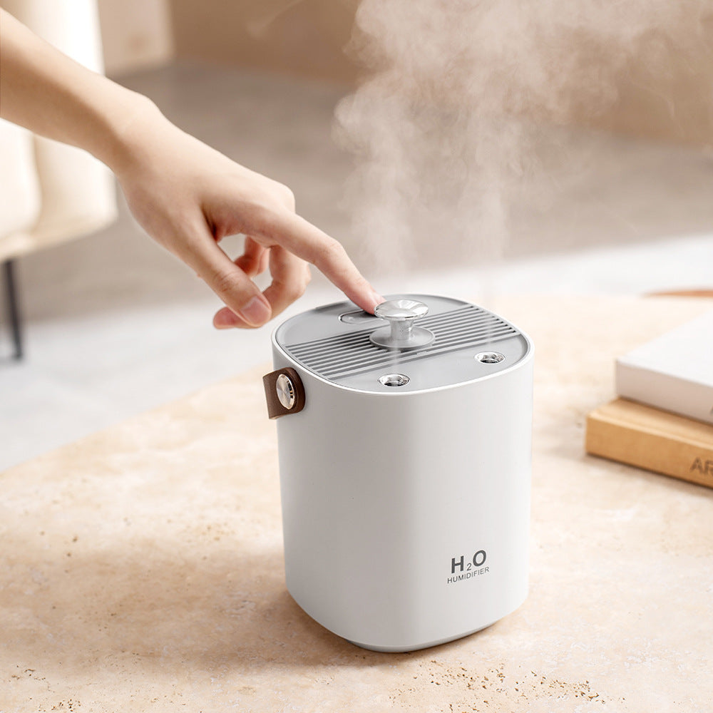 New Dual Spray Mute Portable Humidifier Home Heavy Fog Office Bedroom Air Humidifier